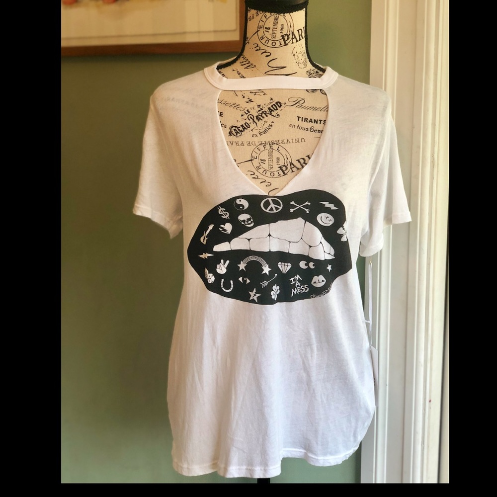 NWT LAUREN MOSHI TEE